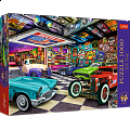 Puzzle Premium 1000 dílků  - Tea Time: Sběratelská garáž