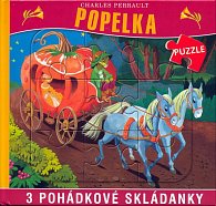 Popelka + puzzle /3 pohád.skládanky