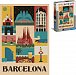 Puzzle 1000 dílků Style in the city Barcelona Compact box