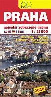 Praha největší zobrazené území 1:25.000 (2020)