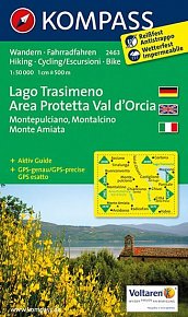 Lago Trasimeno,Area Protetta Val d´Orcia 2463 / 1:50T NKOM
