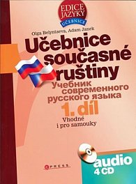 Učebnice současné ruštiny 1. díl + 4 CDmp3