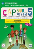 Cap Sur 5 pas a pas (A2.1-A2.2) - Édition hybride Livre de l´éleve/Cahier d´exercices + Espacevirtuel (12 mois)