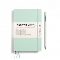 Leuchtturm1917 Zápisník Mint Green Paperback B6+ linkovaný