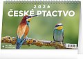 Kalendář 2026 stolní: České ptactvo, 23,1 x 14,5 cm