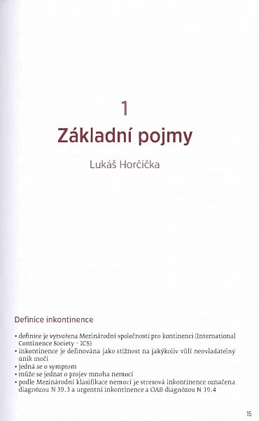 Náhled Inkontinence moči v každodenní praxi