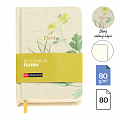 Miquelrius poznámkový zápisník - Botanical Flora, A6, 80 g, karton + textil, 80 listů, čistý, Celandine