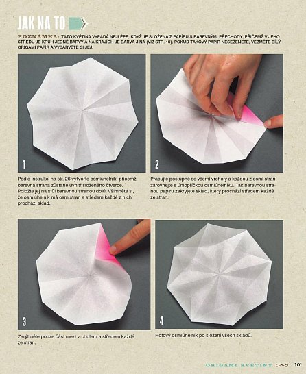 Náhled Origami květiny - 23 nádherných květů z papíru