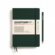 Leuchtturm1917 Zápisník Forest Green Medium A5 čtverečkovaný