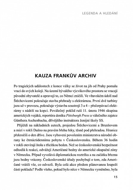 Náhled Štěchovický poklad – konec legend, 1.  vydání