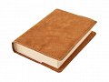 Kožený obal na knihu KLASIK XL 25,5 x 39,8 cm - kůže medová semiš