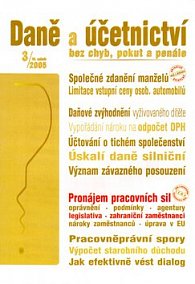Daně a účetnictví bez chyb, pokut a penále 3/2005