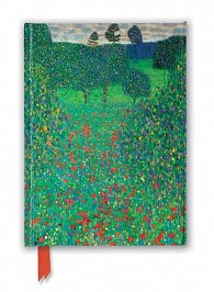 Zápisník Flame Tree. Gustav Klimt: Poppy Field