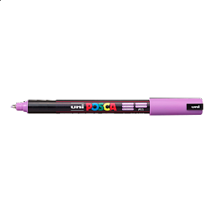 Posca akrylový popisovač PC-1MR, 0,7 mm, levandulová (ultra tenký hrot)