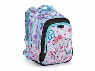 Bagmaster Batoh pro prvňáčky LUMI 21 C GRAY/BLUE/PINK