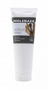 Molenaer akrylová barva Molenaer, 250 ml, bílá