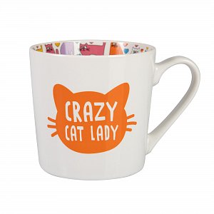 Hrnek s potiskem - Crazy cat lady