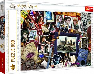 Trefl Puzzle Harry Potter - Vzpomínky na Bradavice / 500 dílků