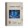 Dřevěné puzzle/Fluorescentní motýl A3