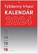Nástěnný kalendár Trhací týždenný 2024 SK, A5