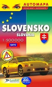 Slovensko  automapa 1 : 500 000 Automapa Road map Autokarte