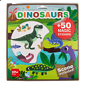 APLI edukační hra se samolepkami - Dinosauři, 3+