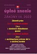 Aktualizácia III/8 2022 – Zákonník práce