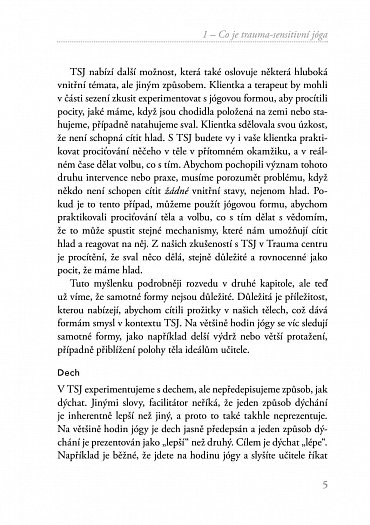 Náhled Jóga v terapii - Trauma-sensitivní jóga jako pomocník při léčbě traumatu