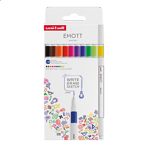 UNI EMOTT liner sada, ESSENTIAL, 10 ks, mix barev