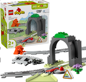 LEGO® DUPLO® 10425 Železniční tunel a koleje – rozšiřující sada