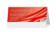 Kalendář 2021 stolní: Poznámkový kalendář OFFICE, 246x96