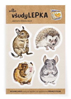 všudyLEPKA vel. 1 -030 - Drobní mazlíčci
