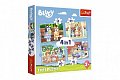 Puzzle Bluey a její svět 4v1 (12,15,20,24 dílků)