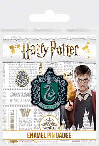 Smaltovaný odznak Harry Potter - Zmijozel