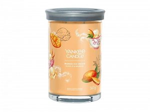 YANKEE CANDLE Mango Ice Cream svíčka 567g / 2 knoty (Signature tumbler velký )