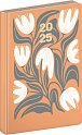 Diář 2025: Cambio - oranžové květiny, denní, 13 × 18 cm