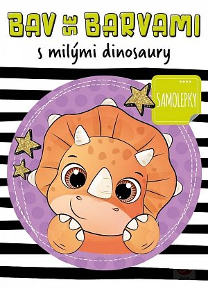 Bav se barvami s milými dinosaury