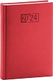 Diář 2024: Aprint - červený, denní, 15 × 21 cm
