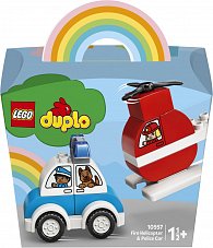 LEGO® DUPLO 10957 Hasičský vrtulník a policejní au