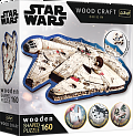 Puzzle Wood Craft Origin Star Wars: Millennium Falcon 160 dílků