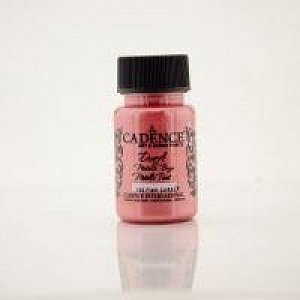 Metalická akrylová barva Cadence Dora Metalic - malinová / 50 ml