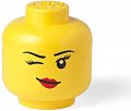 Úložný box LEGO hlava (velikost S) - whinky