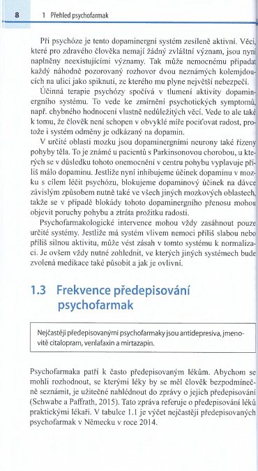 Náhled Psychofarmakoterapie stručně, jasně, přehledně