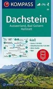 Dachstein, Ausseerland, Bad Goisern, Hallstatt 1:50 000 / turistická mapa KOMPASS 20, 1.  vydání