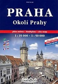 Praha a okolí - atlas A4 - spirála