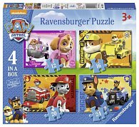 Ravensburger Puzzle Tlapková Patrola - Hrdinové 4v1 (12,16,20,24 dílků)
