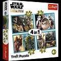 Trefl Puzzle Star Wars - Mandalorian a jeho svět 4v1 (35,48,54,70 dílků)