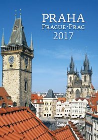 Kalendář nástěnný 2017 - Praha