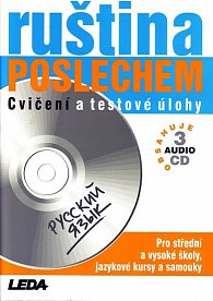 Ruština poslechem, cvičení a testové úlohy - 3audio CD