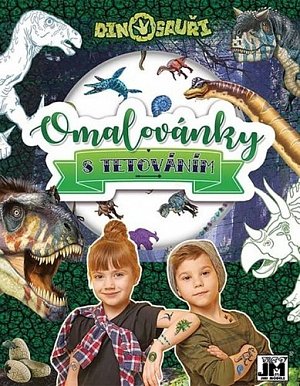 Dinosauři - Omalovánky s tetováním